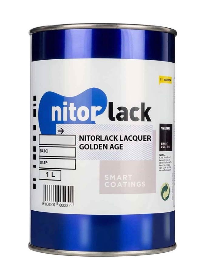 NitorLACK N260798104 - Nitrocellulose paint Golden Age clear - 1000ml can