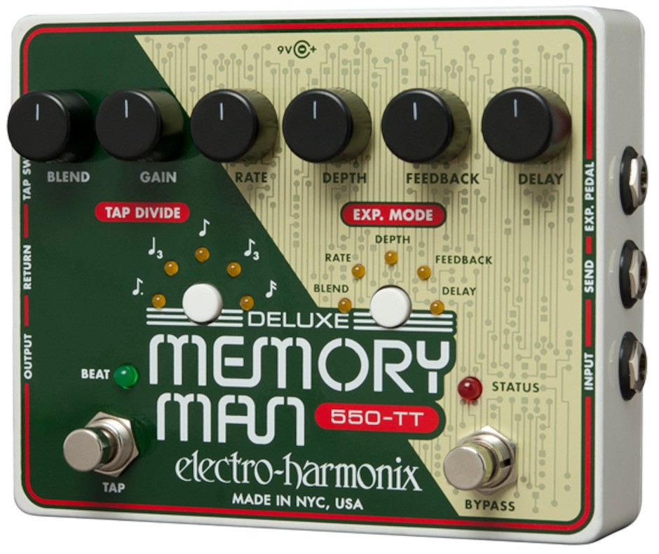 Electro Harmonix Deluxe Memory Man Tap Tempo 550ms