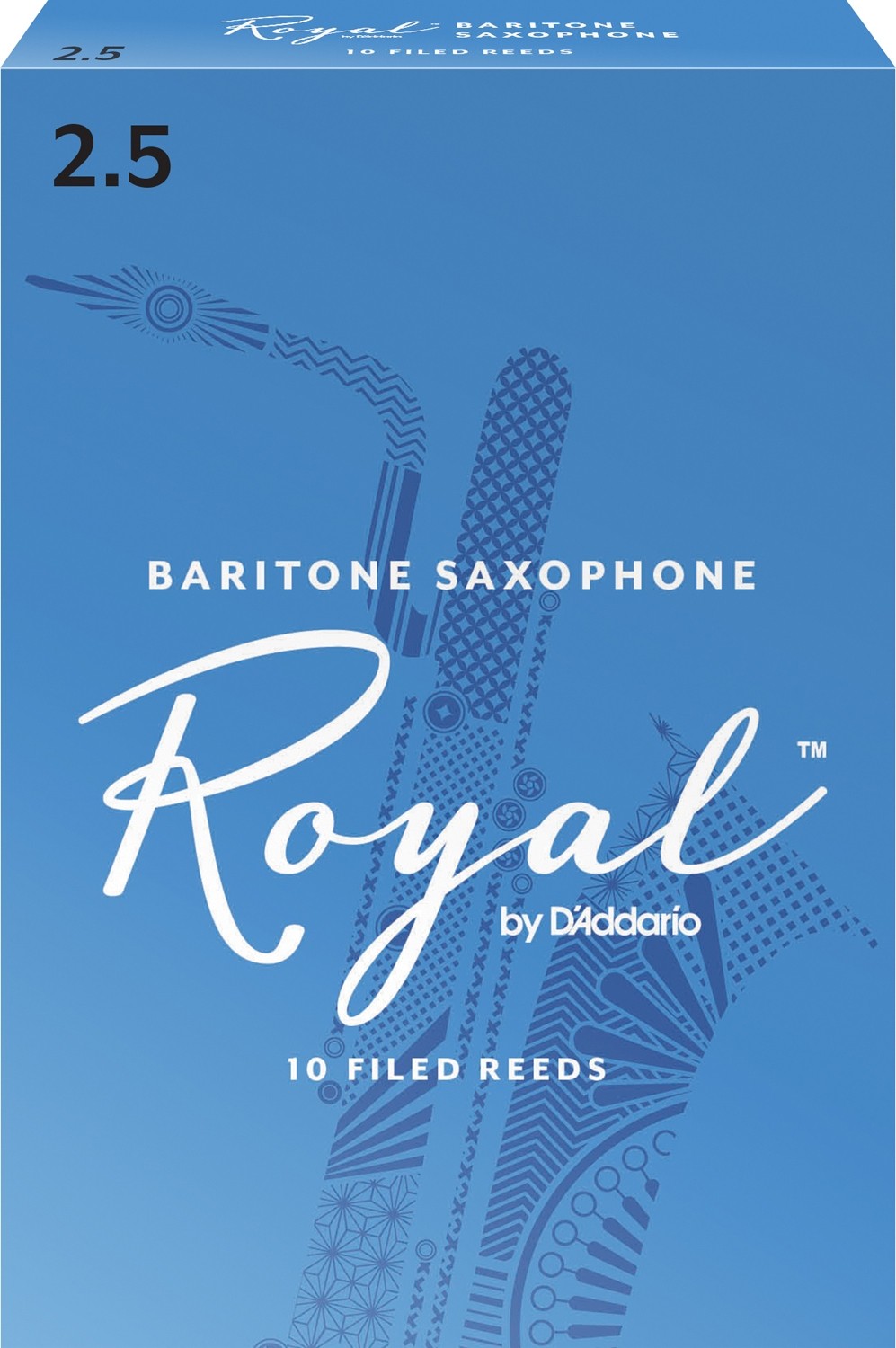 D'Addario Woodwinds RLB1025 Royal Baryton-sax 10-p 2.5