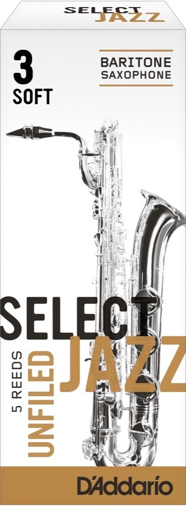 D'addario Rico RRS05BSX3S Select Jazz Un-Files Bariton-sax 5-p. 3S