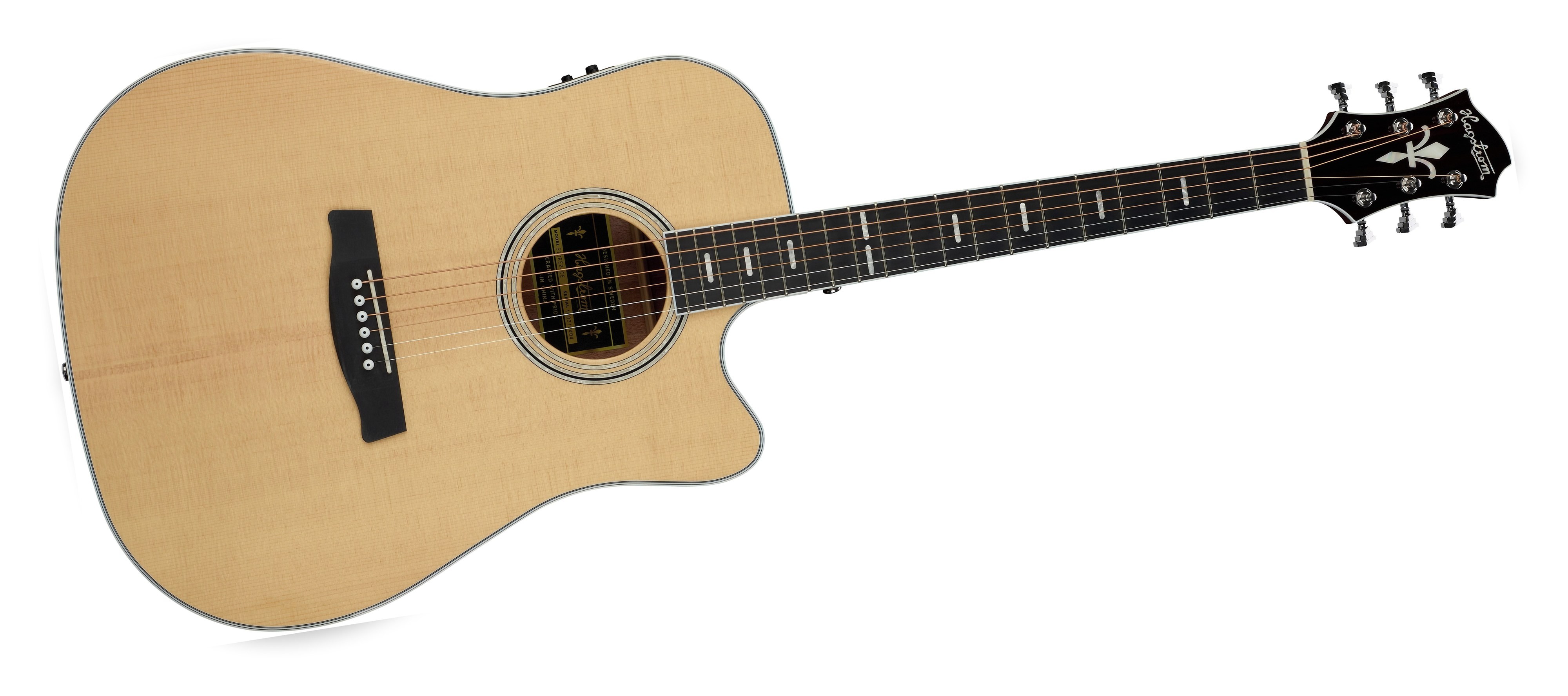 Hagström SIDRE2-CE - Siljan II Dreadnought med cutaway og elektronikk - Natural