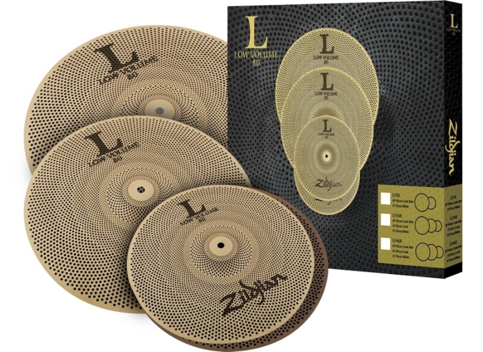 Zildjian LV468 Low Volume Cymbal Pack - 14-16-18