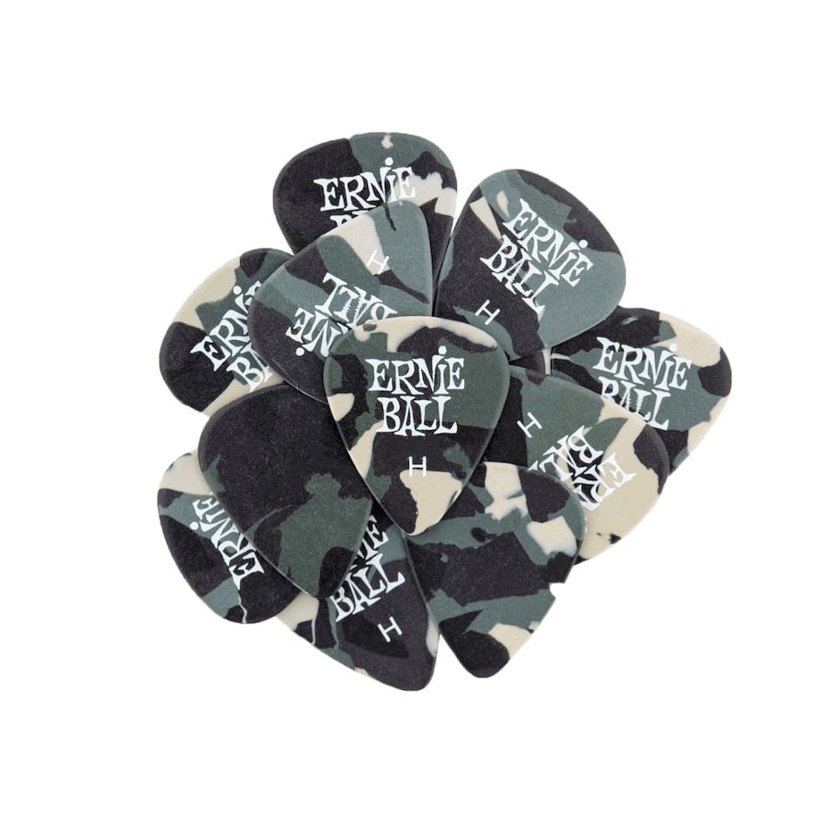 Ernie Ball EB-9223 Camo Pick Heavy (12p)