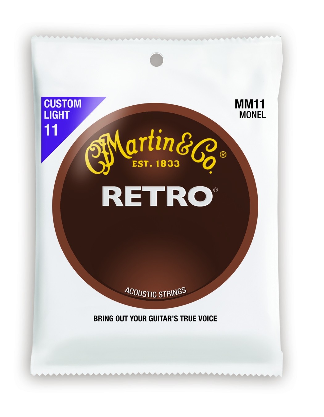 Martin Retro MM11 Custom Light - .011 Retrostrengesett til akustisk gitar