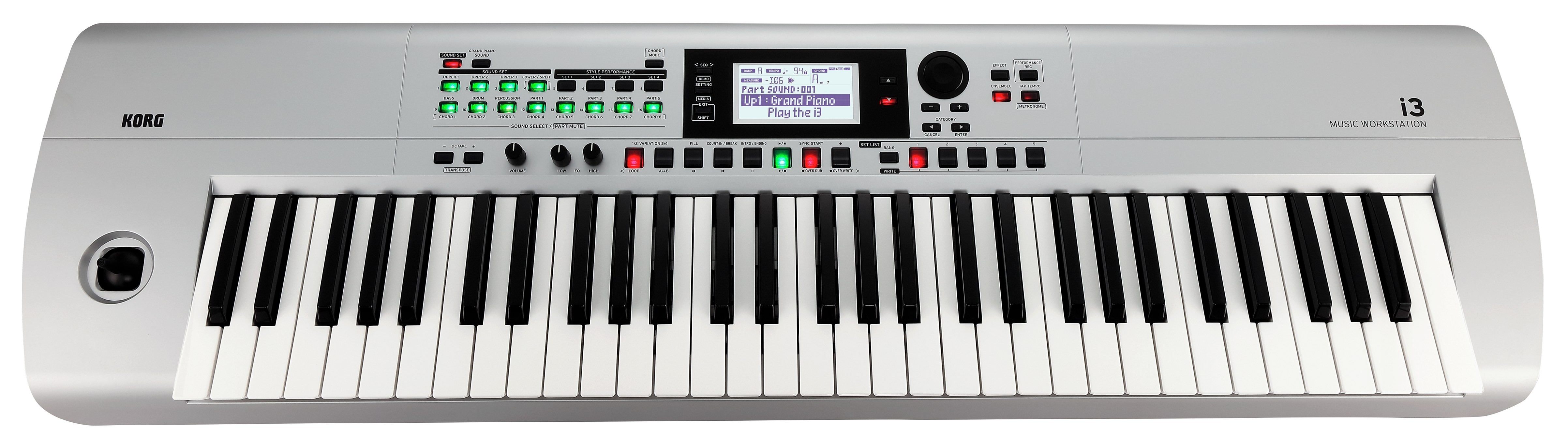 KORG i3-MS Music Workstattion, Matt Silver