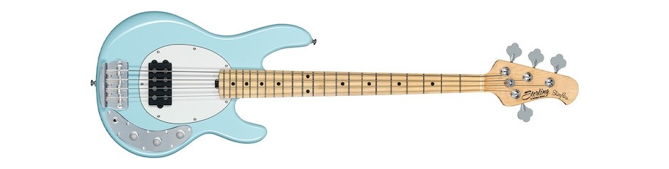 Sterling By Music Man, RAY4 Short Scale, Daphne Blue