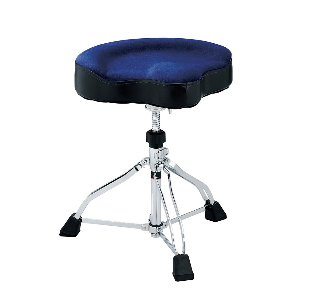 Tama HT530DBCN - Tama 1st Chair Glide Rider Dark Blue Cloth Seat