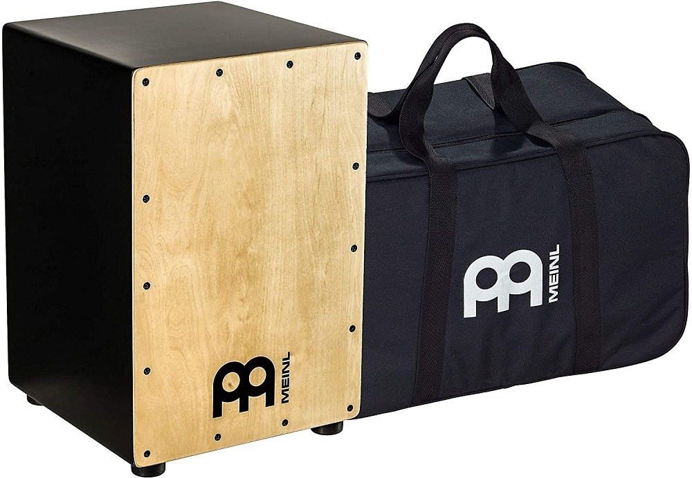 Meinl Percussion MCAJ100BK-MA+BAG - Cajon Black 100 Maple m/bag