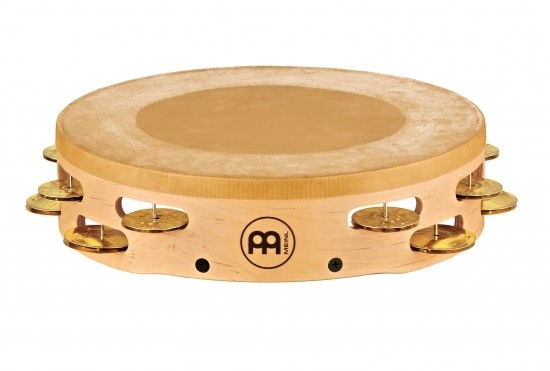 Meinl AE-MTAH-2-B Artisan Maple Dobbel tamburin m/skinn og messing (M)	