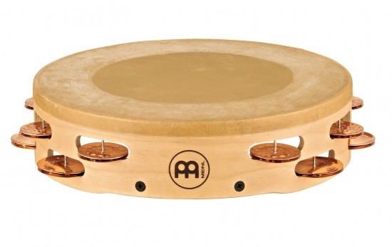 Meinl AE-MTAH-2-BO Artisan Maple Dobbel tamburin m/skinn og B8 bronse (M)	