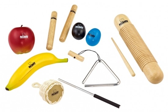 NINO Percussion NINOSET4 - Percussion sortiment, 8 st.