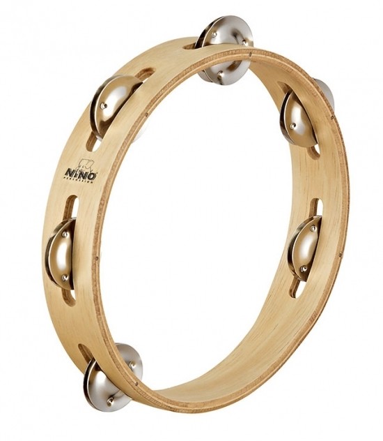 NINO46 - NINO 8" Tambourine. Tamburin.