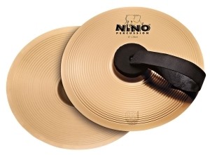 NINO-BR20 - NINO 8" Brass Marching Cymbals.