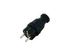 Eurolite Black Rubber Electric Plug