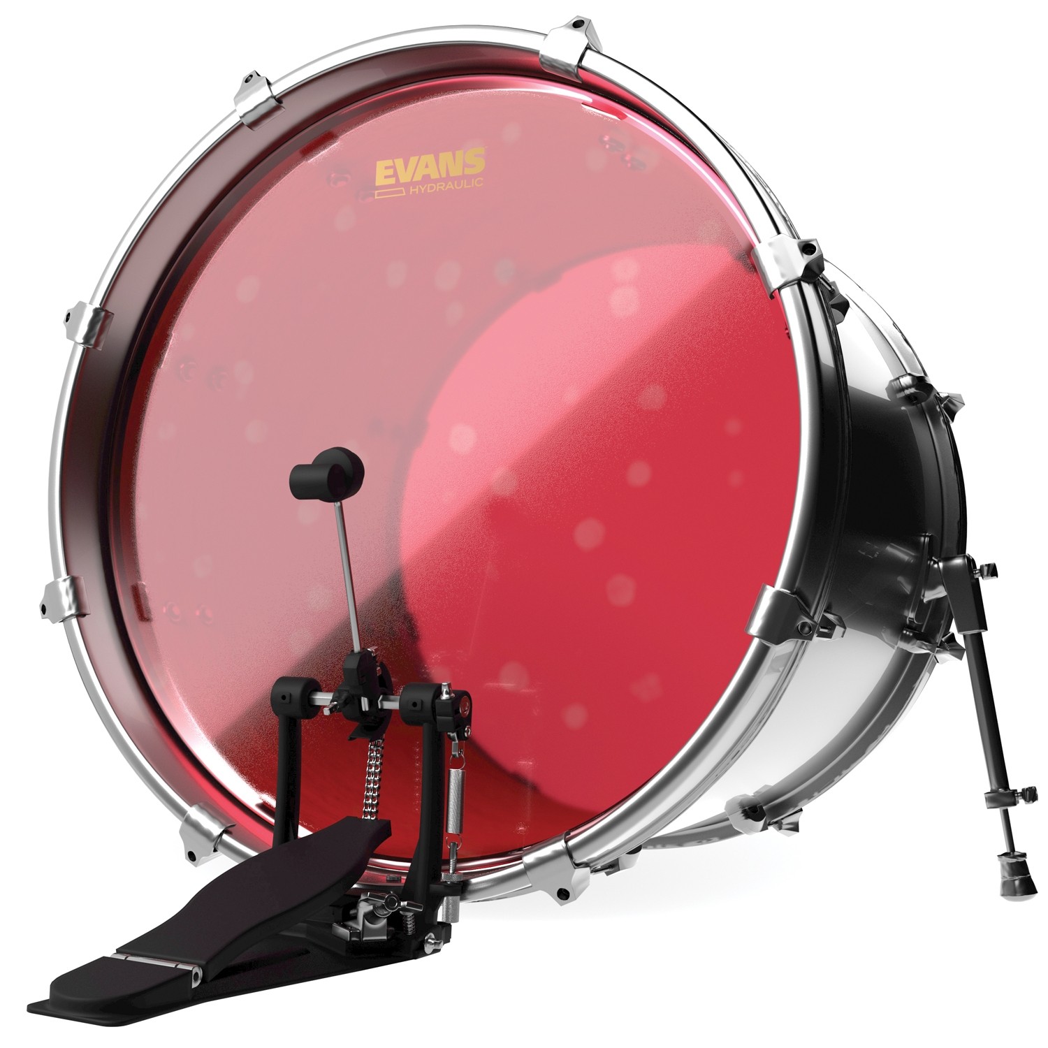 Evans BD22HR - Hydraulic Red basstrommeskinn 22"