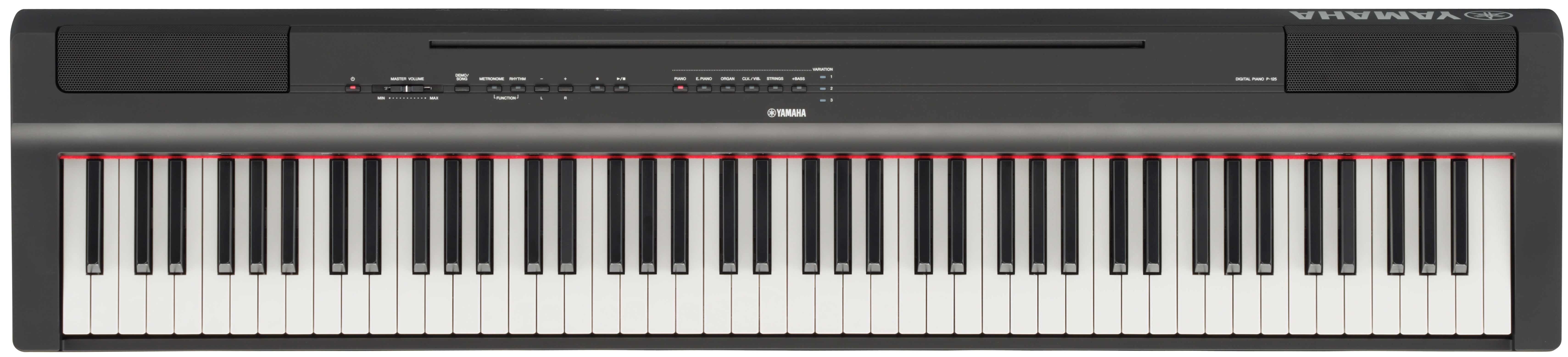 Yamaha P-125 - El.piano, sort