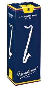 Vandoren V5 CR122 Traditional flis til bassklarinett nr 2 - 5-pack