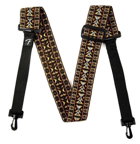 Fender Banjo Straps - Hootenanny Red and Black