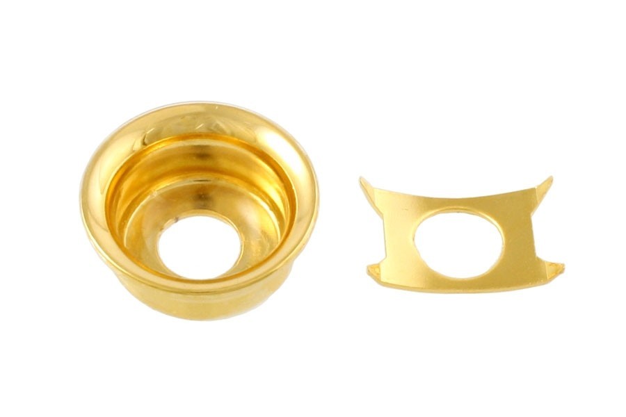 ALLPARTS AP-0275-002 Gold Input Cup Jackplate for Telecaster 