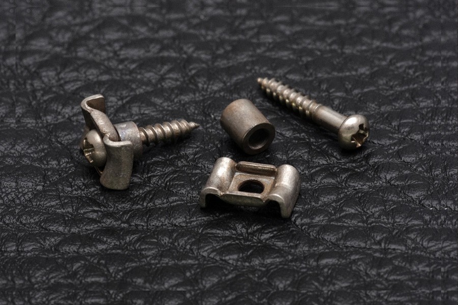 ALLPARTS AP-0723-007 Aged Nickel String Guides 