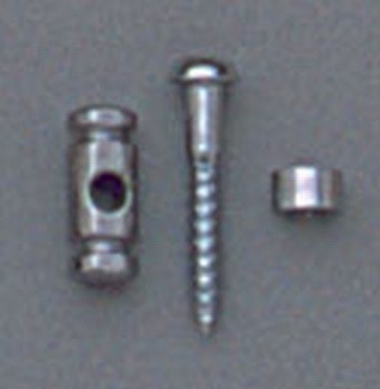 ALLPARTS AP-0727-010 Chrome Barrel String Guides 