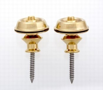 ALLPARTS AP-6581-002 Dunlop Gold Strap Locks 