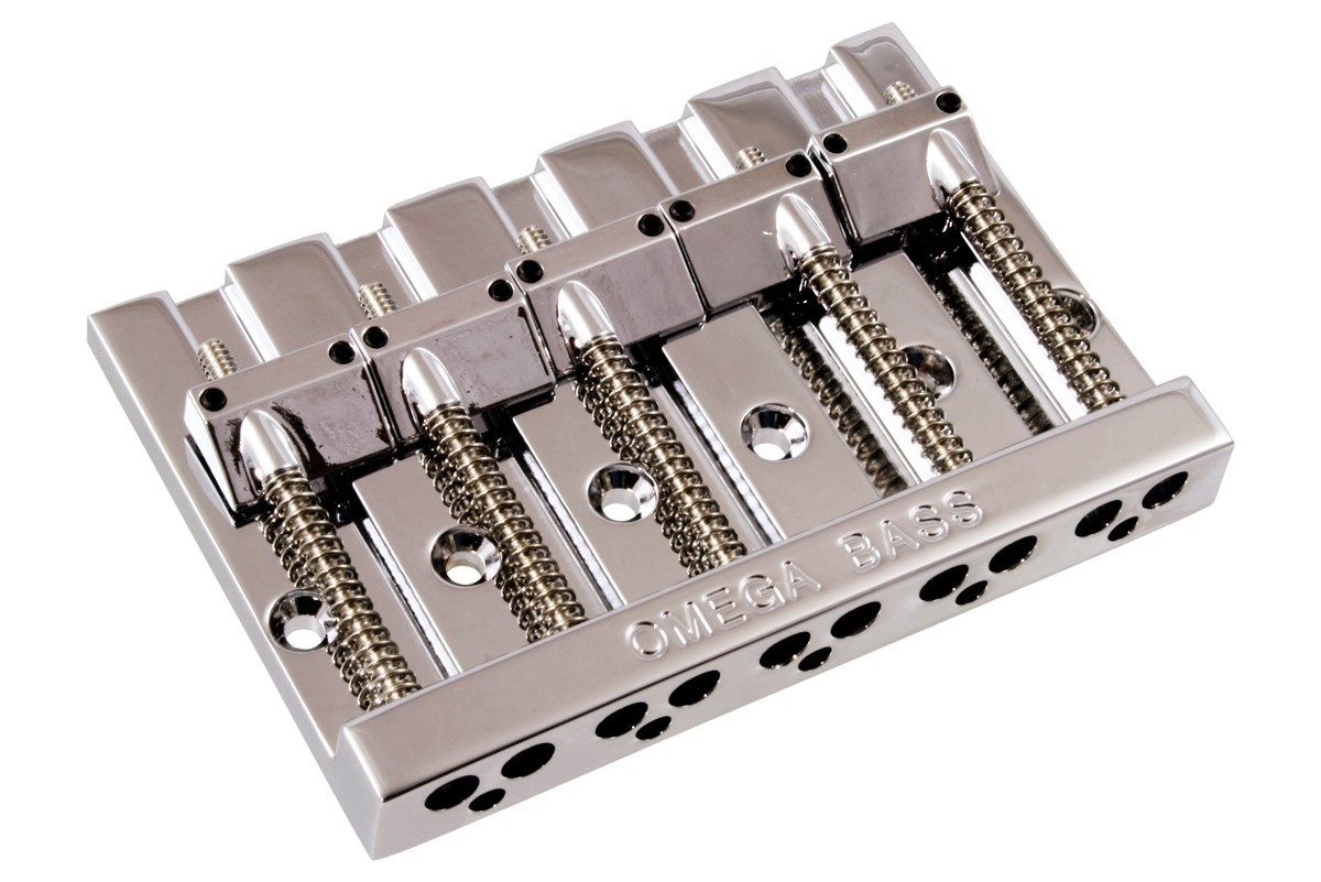 ALLPARTS BB-3360-001 5-String Omega Bass Bridge 