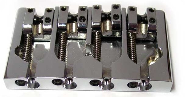 ALLPARTS BB-3416-010 Chrome Hipshot "A" style bass bridge 