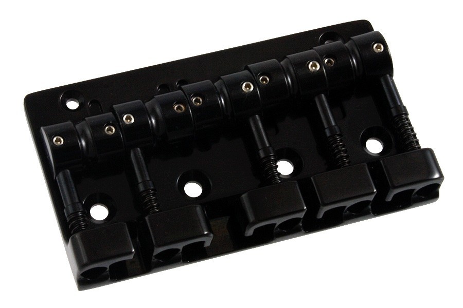 ALLPARTS BB-3465-003 5-String Bass Bridge, Black 