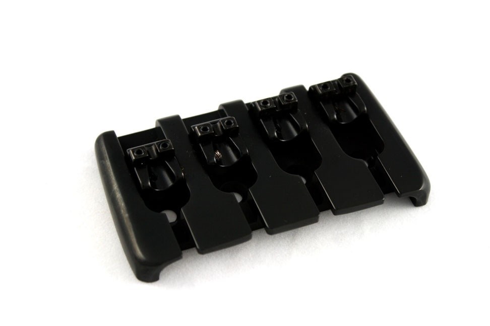 ALLPARTS BB-3533-003 Black Quick Release 4-string Bass Bridge 