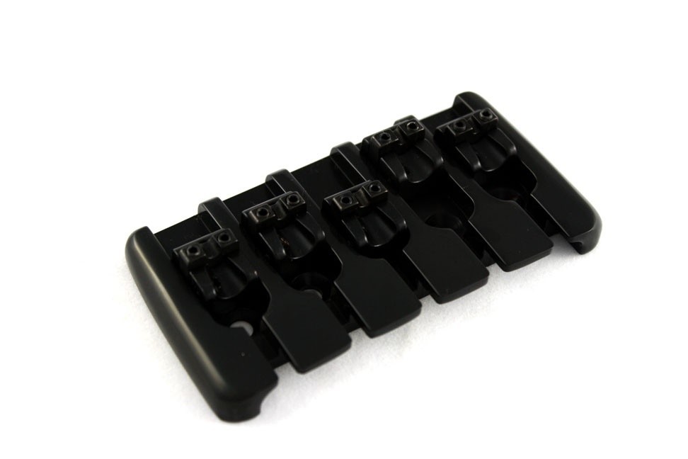 ALLPARTS BB-3538-003 Black Quick Release 5-string Bass Bridge 