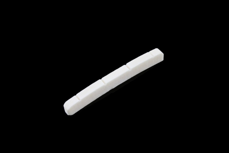 ALLPARTS BN-2351-000 Slotted Bone Nut for Jazz Bass 