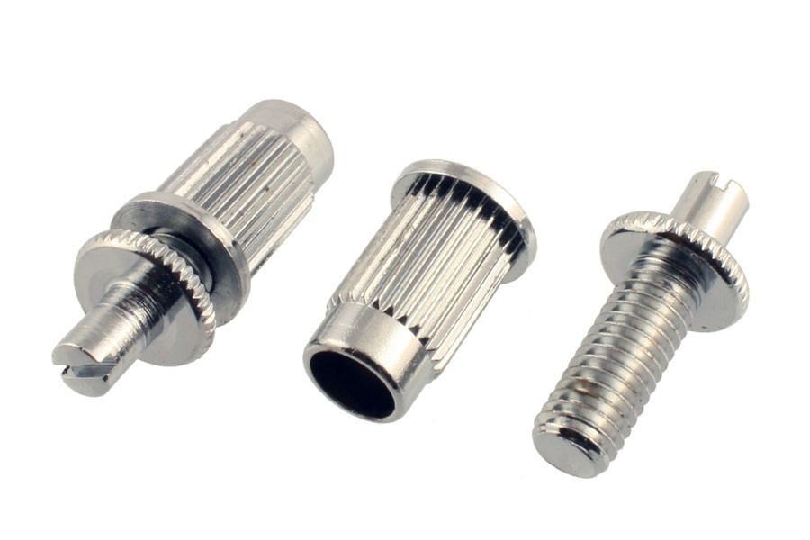 ALLPARTS BP-0391-010 Chrome Stud and Anchor Set for Tunematic 