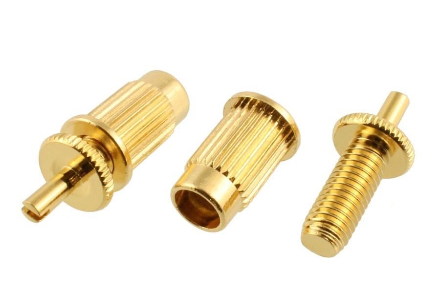 ALLPARTS BP-0392-002 Gold Adapter Studs for M8 Anchors 