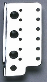 ALLPARTS BP-0611-010 Chrome Bridge Plate 