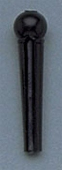 ALLPARTS BP-0676-023 Black Plastic Bridge Pins 