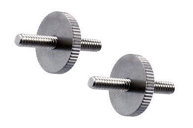 ALLPARTS BP-2394-010 Chrome Studs and Wheels for Tunematic 