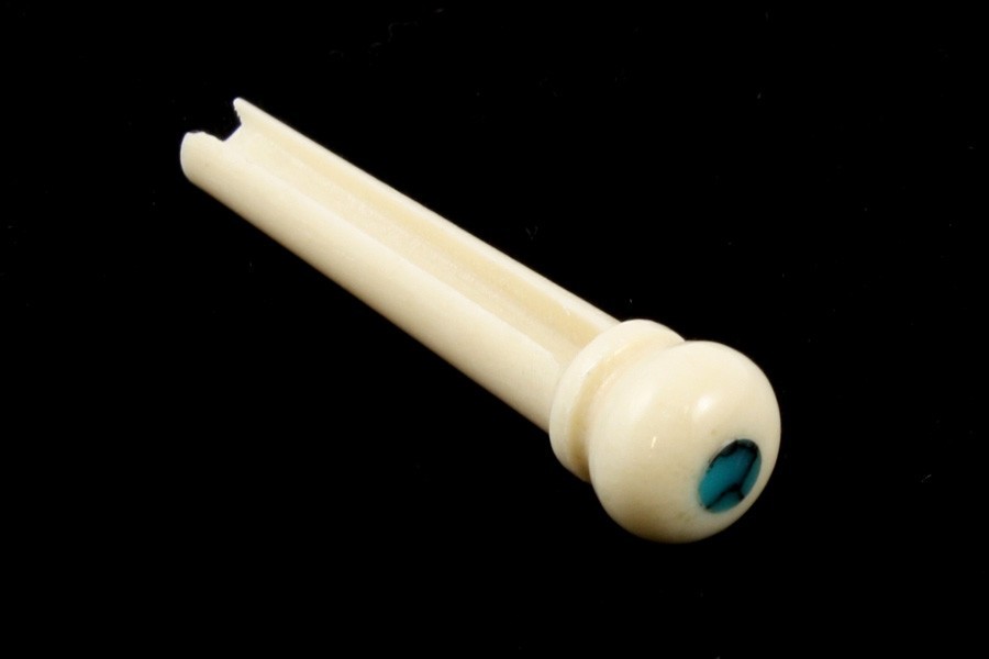 ALLPARTS BP-2848-000 Camel Bone and Turquoise Bridge Pins 