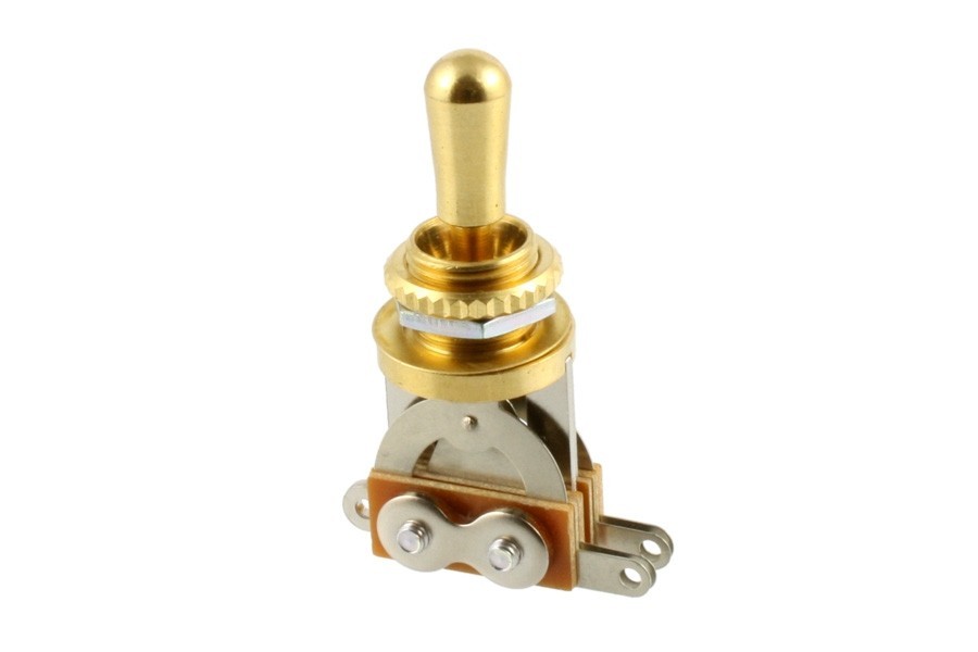 ALLPARTS EP-0066-002 Gold Short Straight Toggle Switch 