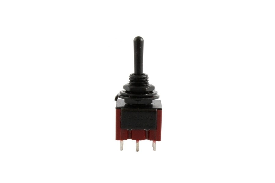 ALLPARTS EP-4180-003 Black On On On Round Bat Mini Switch 