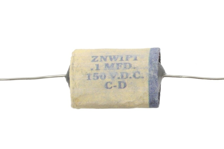 ALLPARTS EP-4361-000 White 0.1 mfd Reproduction 1954 Capacitor 