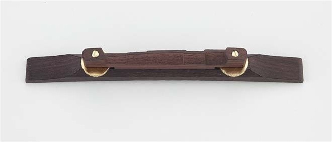 ALLPARTS GB-0501-0R2 Rosewood Gold Compensated Bridge and Base 