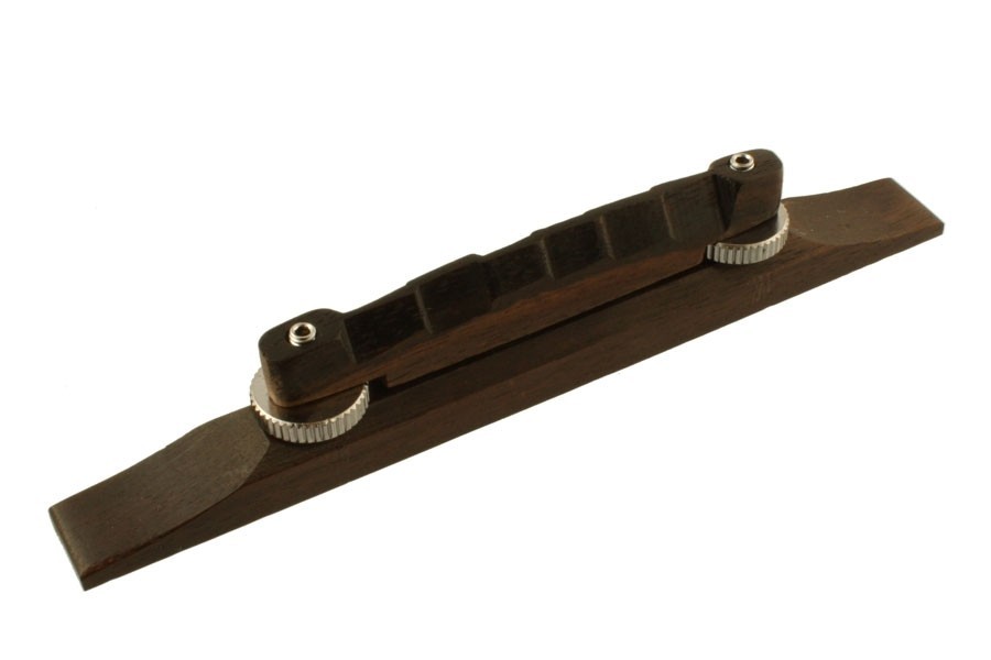 ALLPARTS GB-0505-0R1 Rosewood Compensated Flat Top Bridge 