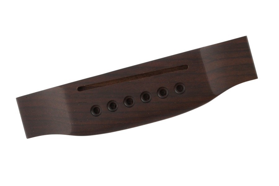 ALLPARTS GB-0850-LRF Left-Handed Rosewood Acoustic Bridge