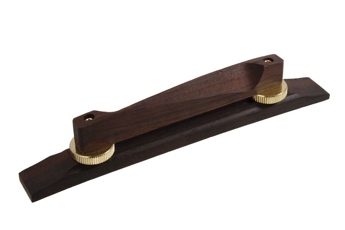 ALLPARTS GB-2535-000 Rosewood Bridge and Base 