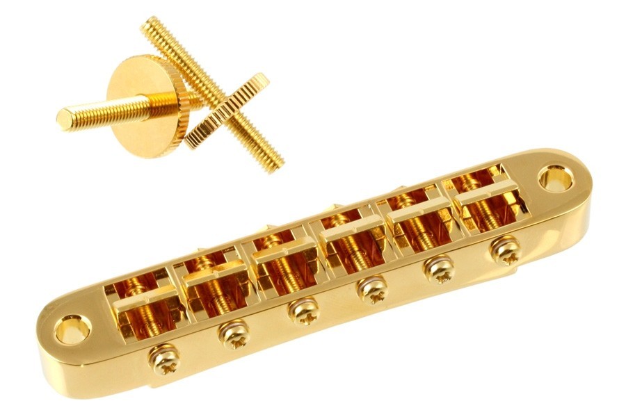 ALLPARTS GB-2540-002 Gotoh Gold Nashville Tunematic Bridge 