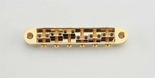 ALLPARTS GB-2585-002 Gotoh 510BN Gold Height Adjustable Bridge 