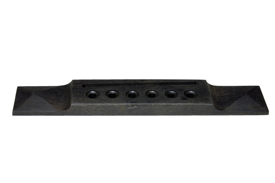 ALLPARTS GB-2850-0E0 Acoustic Ebony Pyramid Bridge 