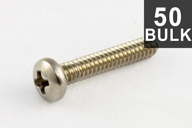 ALLPARTS GS-0004-B05 Bulk Pack of 50 Steel Bridge Length Screws 