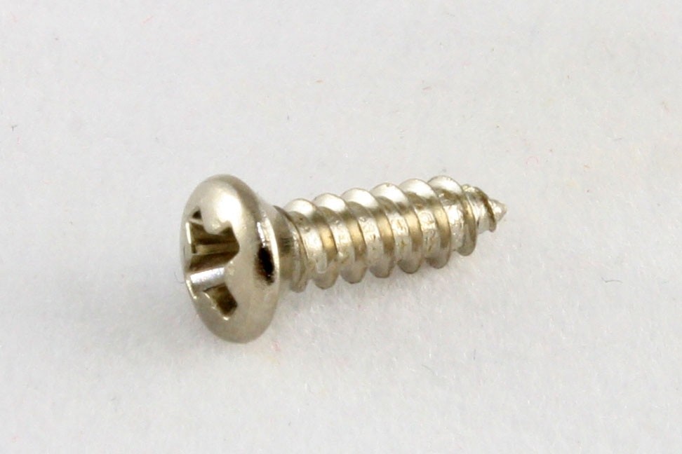 ALLPARTS GS-0050-001 Nickel Gibson Size Pickguard Screw pris pr. stk